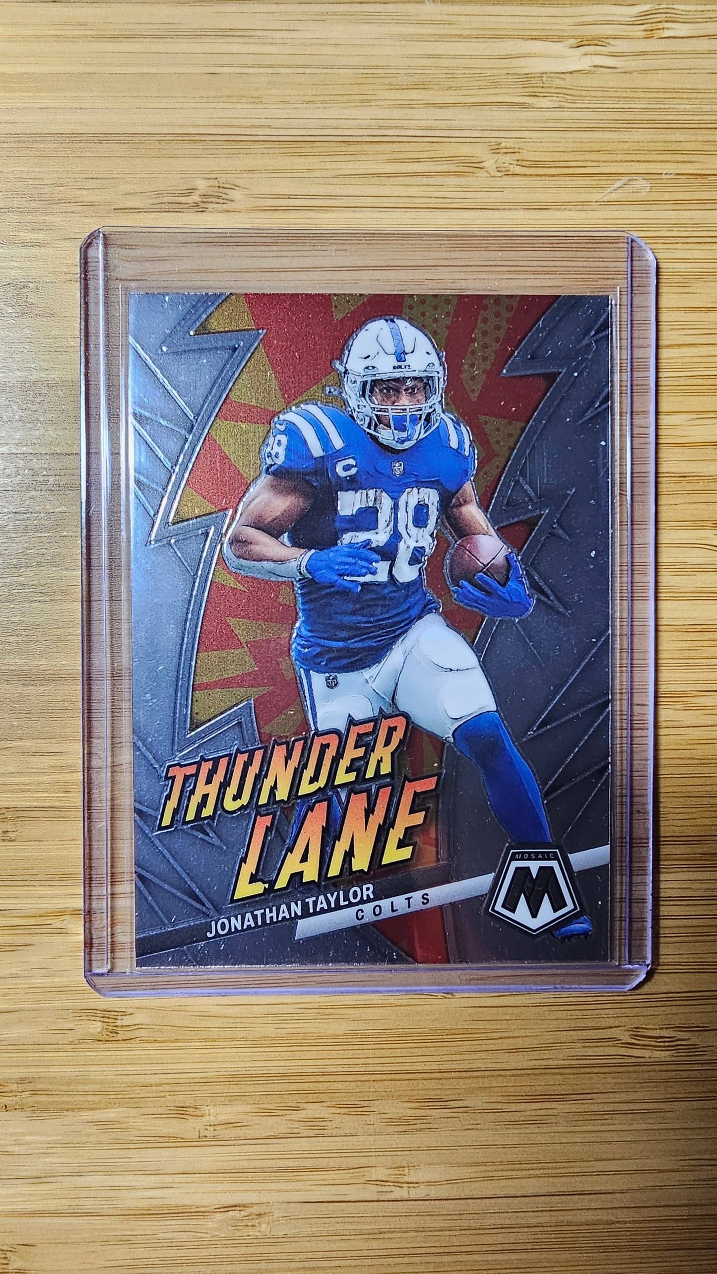 2023 NFL Panini Mosiac Johnathan Taylor -Thunder Lane - Indianapolis Colts