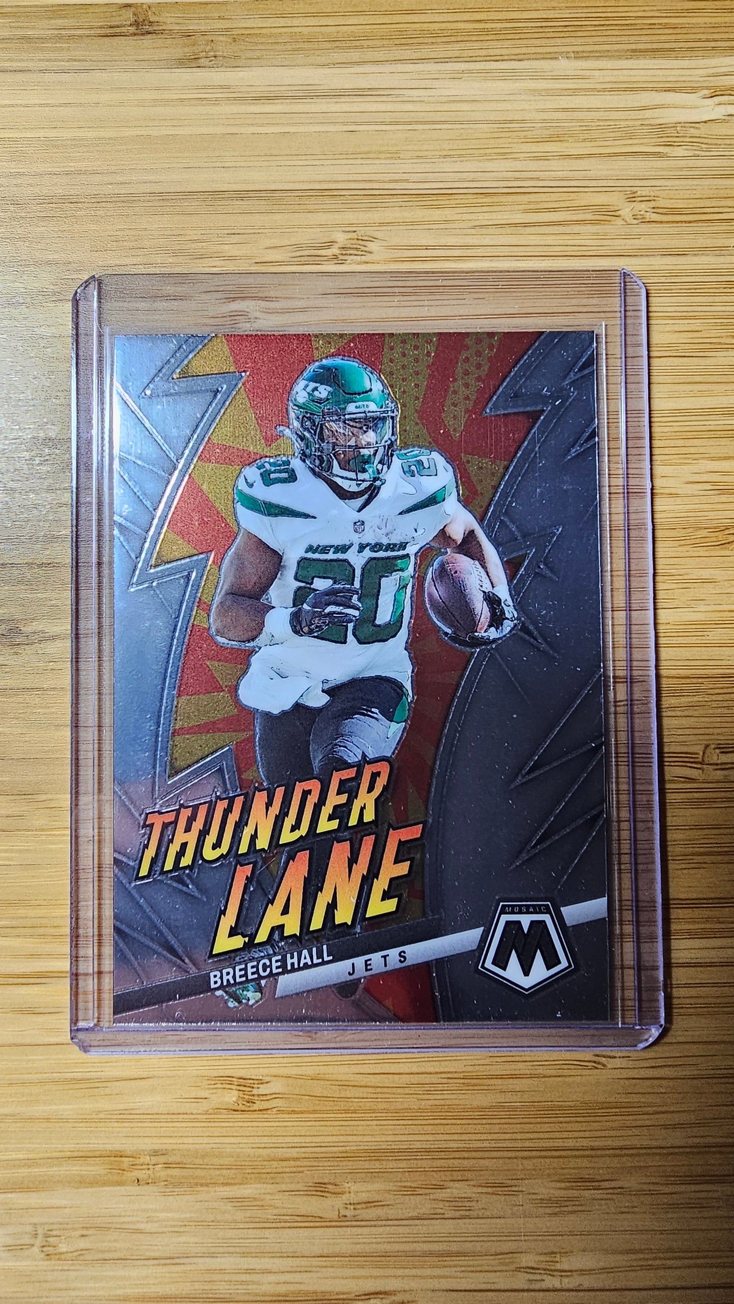 2023 NFL Panini Mosiac Breece Hall - Thunder Lane - New York Jets