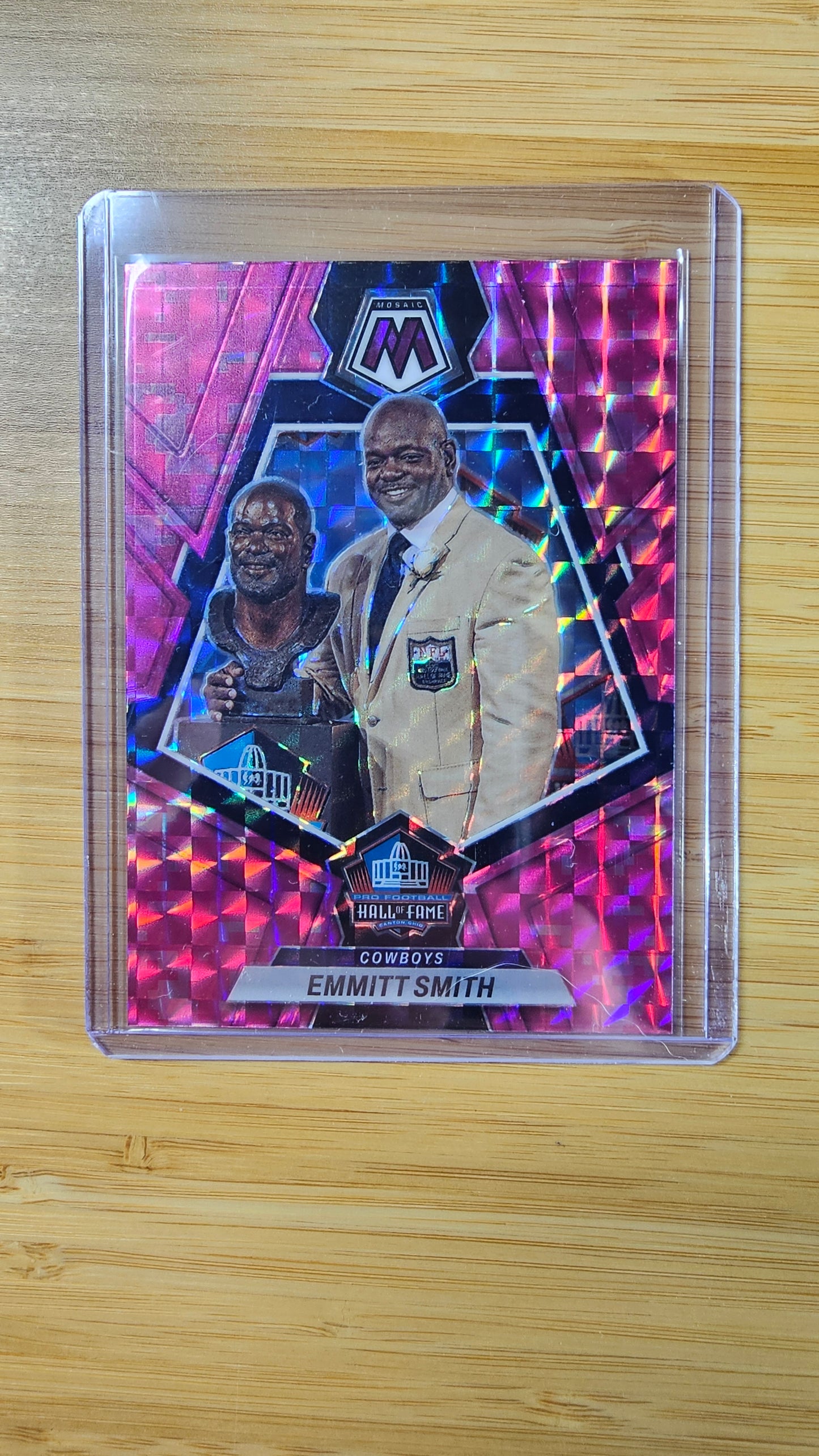 2023 NFL Panini Mosiac Emmit Smith - Mosiac Pink - Dallas Cowboys