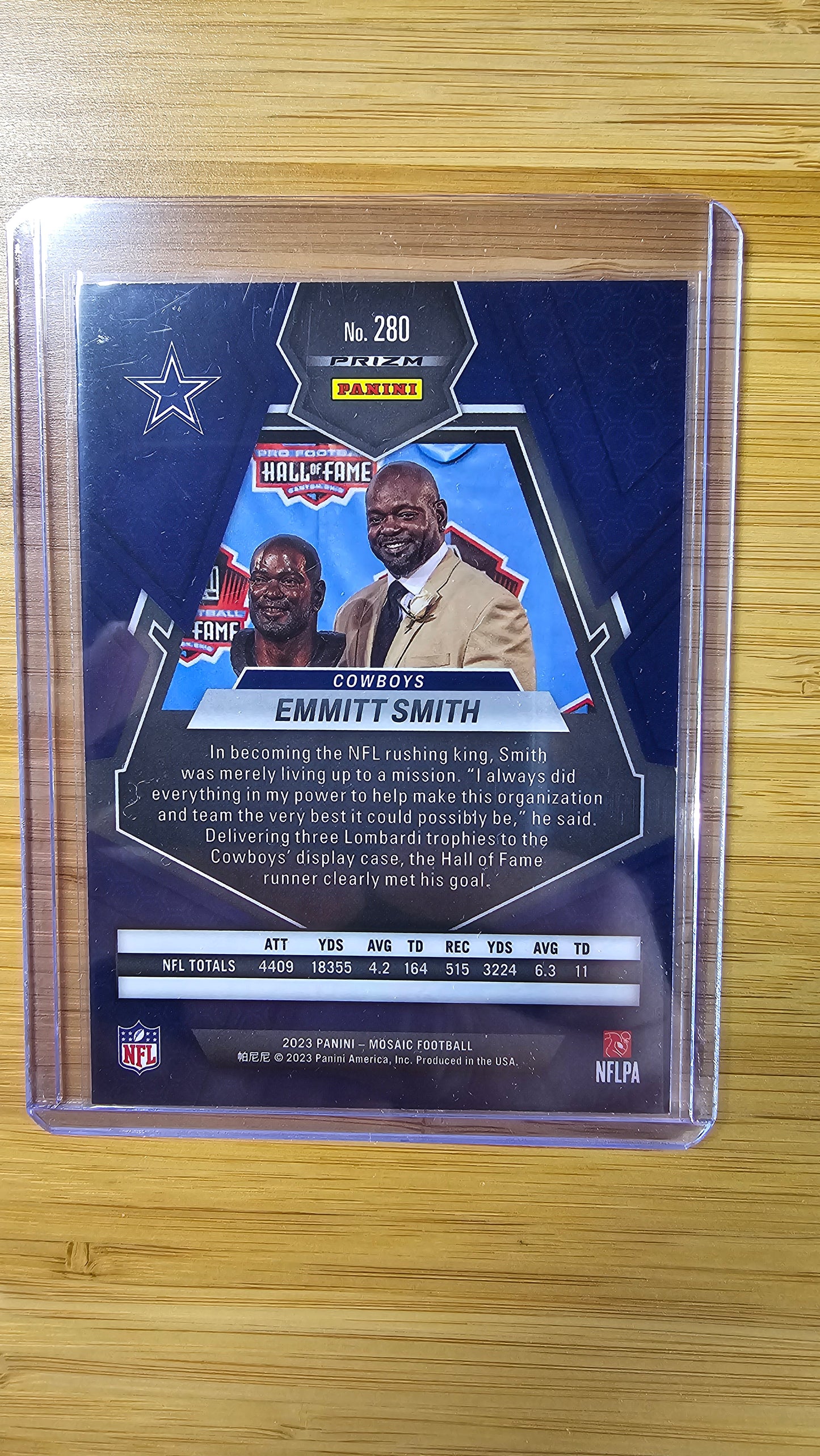 2023 NFL Panini Mosiac Emmit Smith - Mosiac Pink - Dallas Cowboys