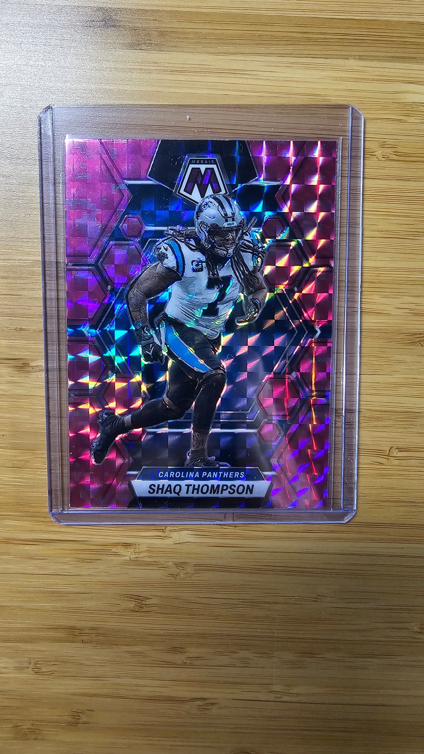 2023 NFL Panini Mosiac Shaq Thompson - Mosiac Pink - Carolina Panthers