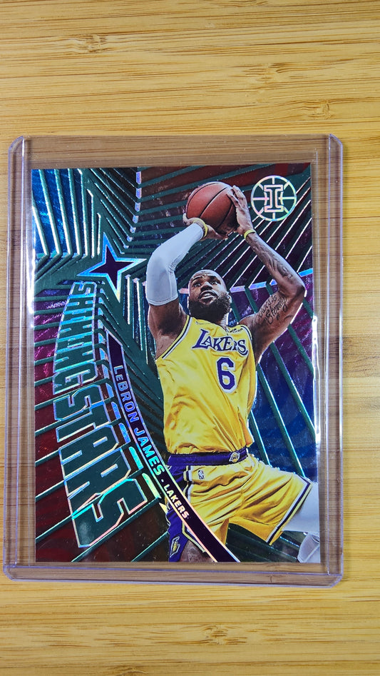 2022 Panini Illusions Basketball Lebron James - Shining Stars- Los Angeles Lakers