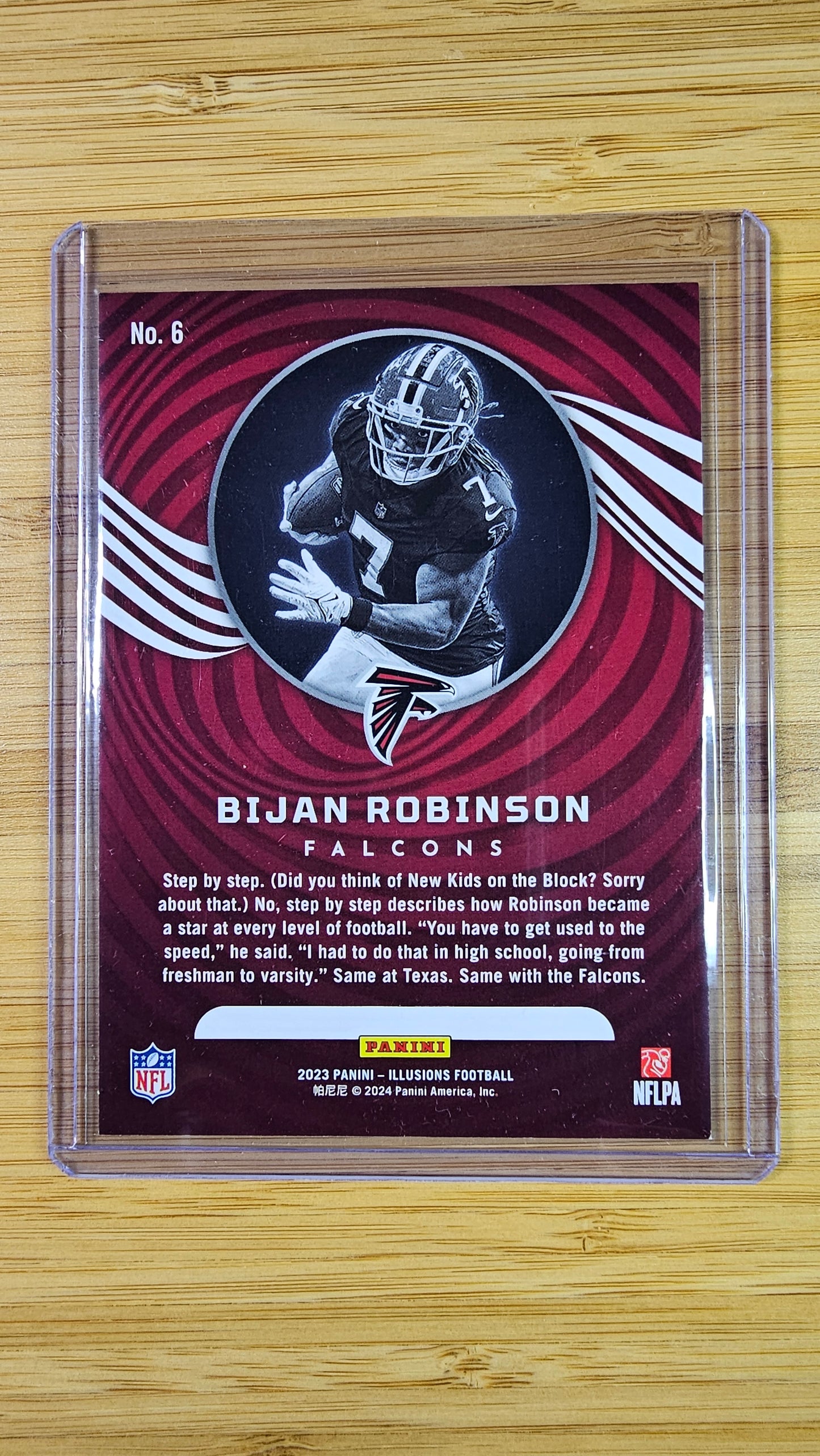 2023 Panini Illusions Football - Bijan Robinson - Base RC - Atlanta Falcons