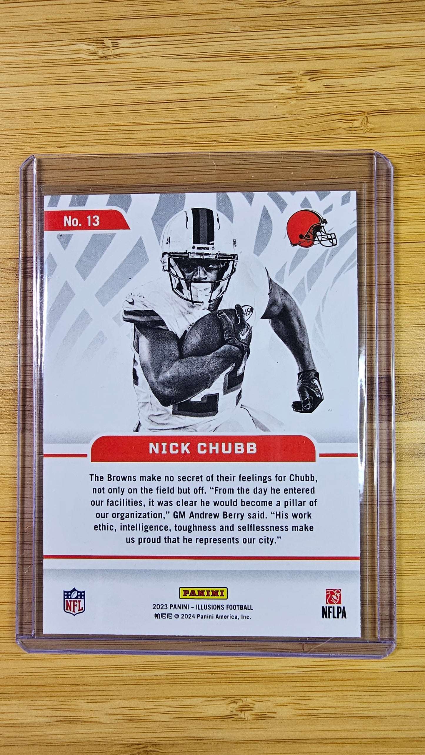 2023 Panini Illusions Football - Nick Chubb - Amazing- Cleveland Browns