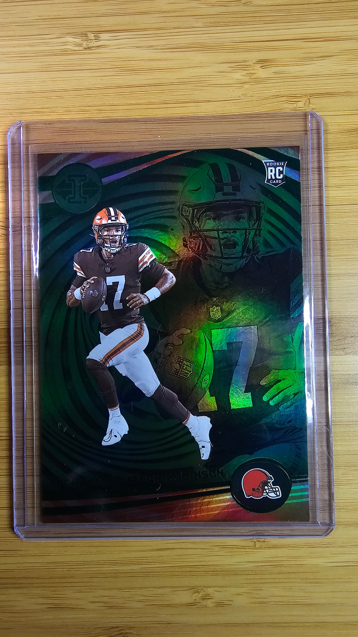 2023 Panini Illusions Football - Dorian Thompson Robinson - Base RC Green - Cle Browns