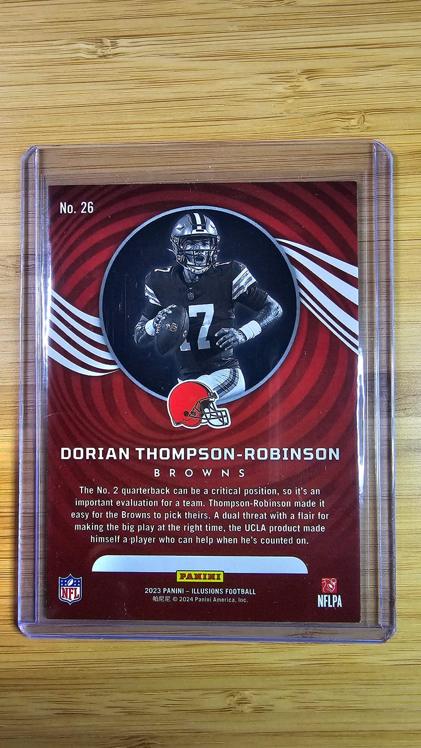 2023 Panini Illusions Football - Dorian Thompson Robinson - Base RC Green - Cle Browns