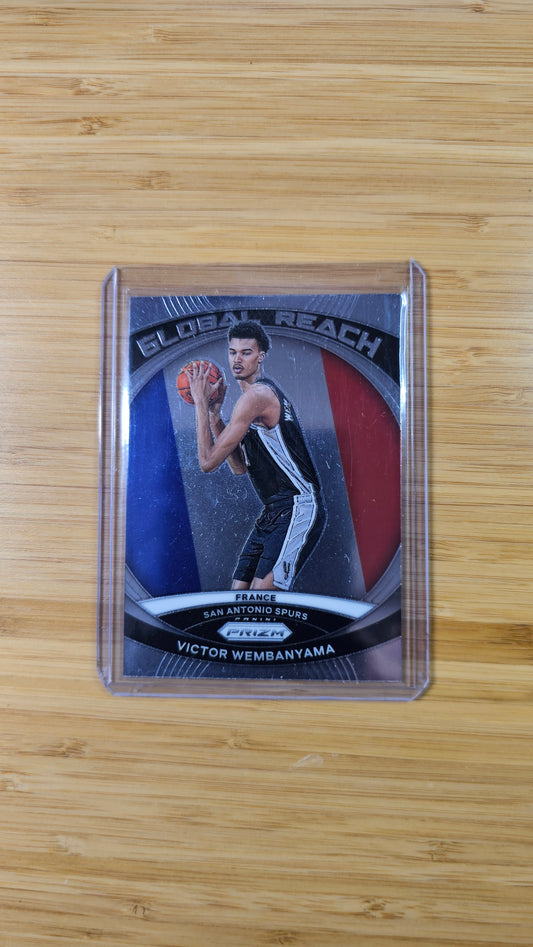 2023 Panini Prizm Basketball Victor Wembanyama- Global Reach Parallel - ( San Antonio Spurs )