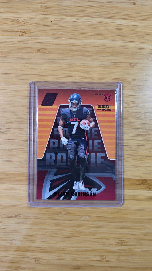 2023 Panini Zenith Football - Bijan Robinson - Base RC Red Parallel - Atlanta Falcons