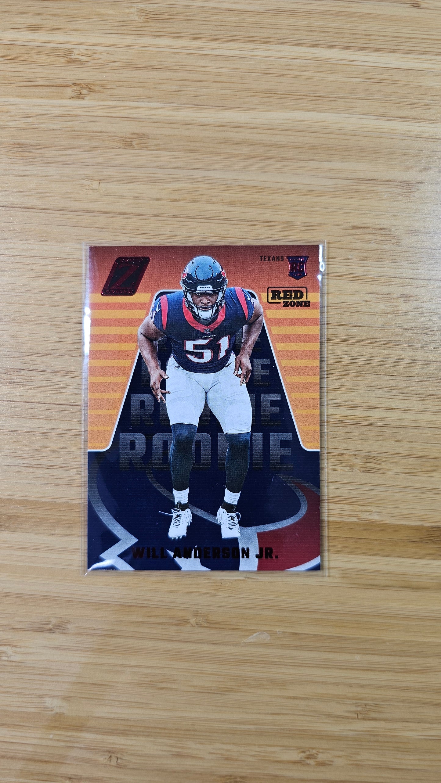 2023 Panini Zenith football Will Anderson Jr - Base RC Red Parallel - Houston Texans