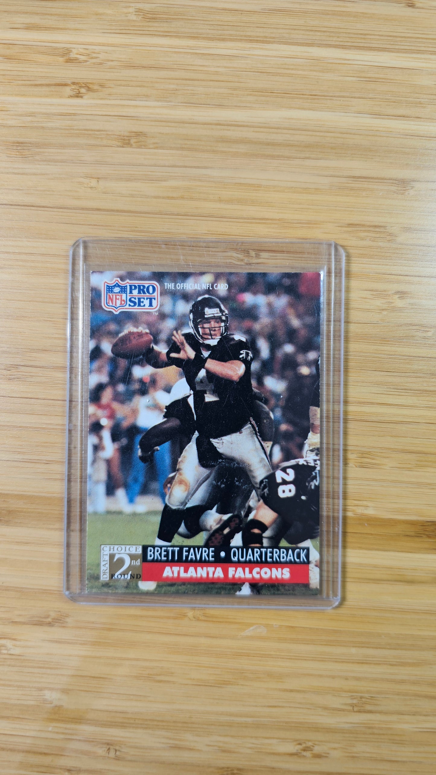 1991 Pro Set Brett Favre - Base RC - Atlanta Falcons