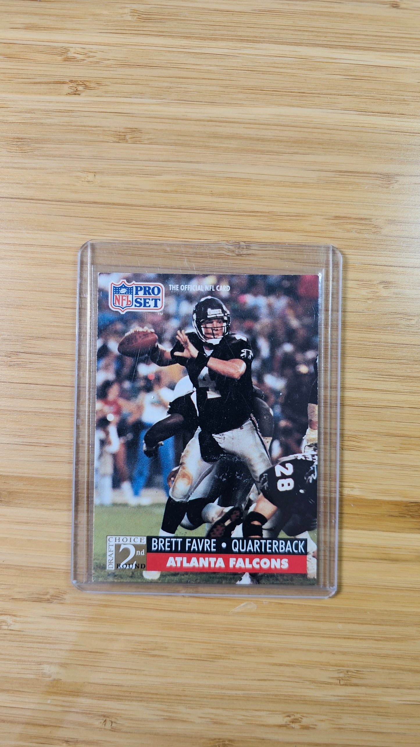 1991 Pro Set Brett Favre - Base RC - Atlanta Falcons