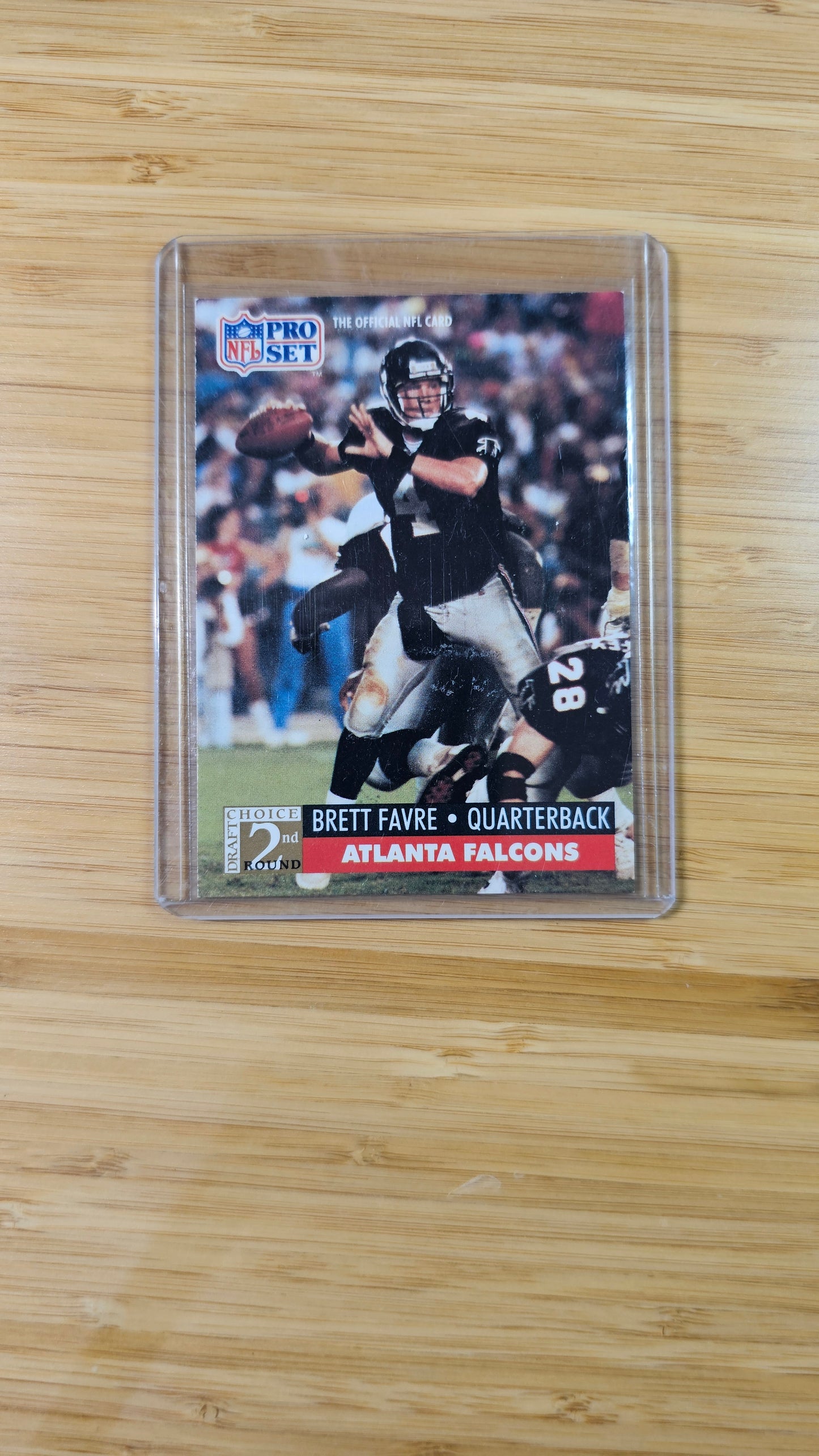 1991 Pro Set Brett Favre - Base RC - Atlanta Falcons