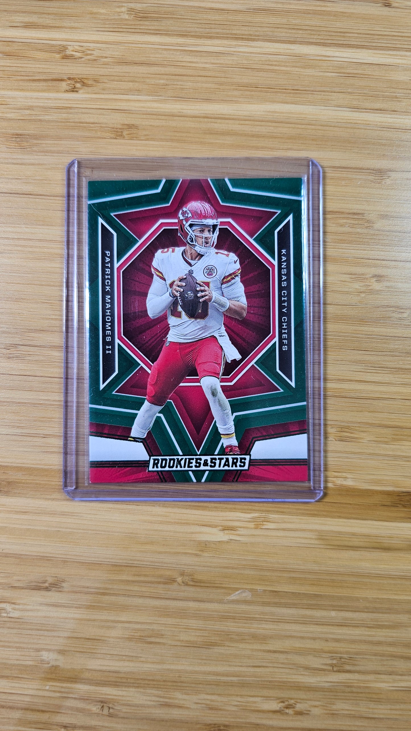 2023 Panini Rookie & Stars Football Patrick Mahomes - Green Parallel - Kansas City Chiefs