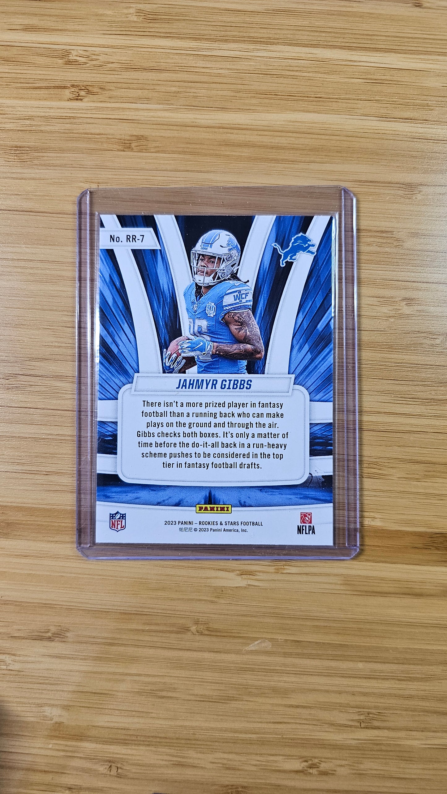 2023 Panini Absolute Football Jahmyr Gibbs - Rookie Rush RC - Detroit Lions