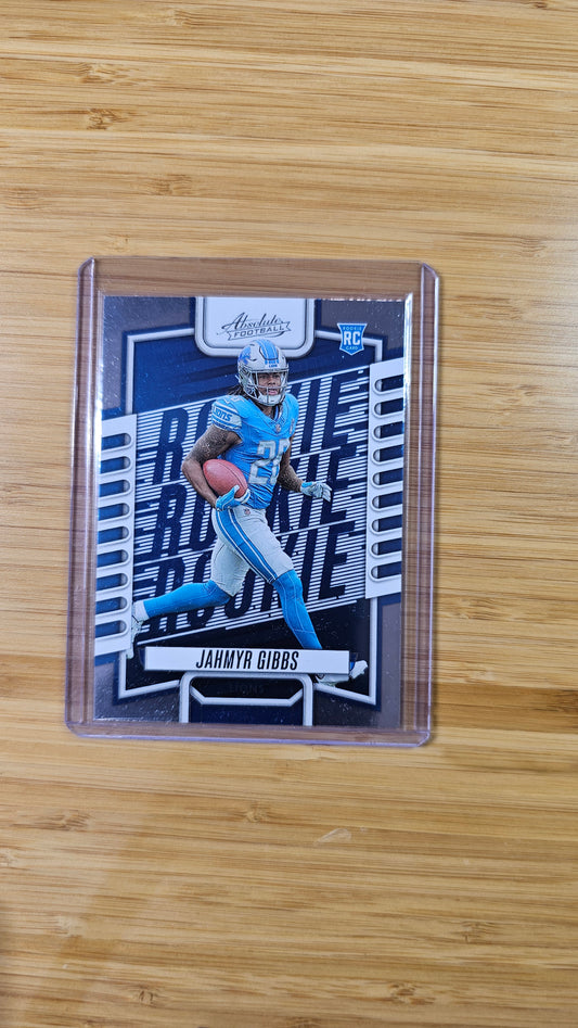 2023 Panini Absolute Football Jahmyr Gibbs - Base RC - Detroit Lions