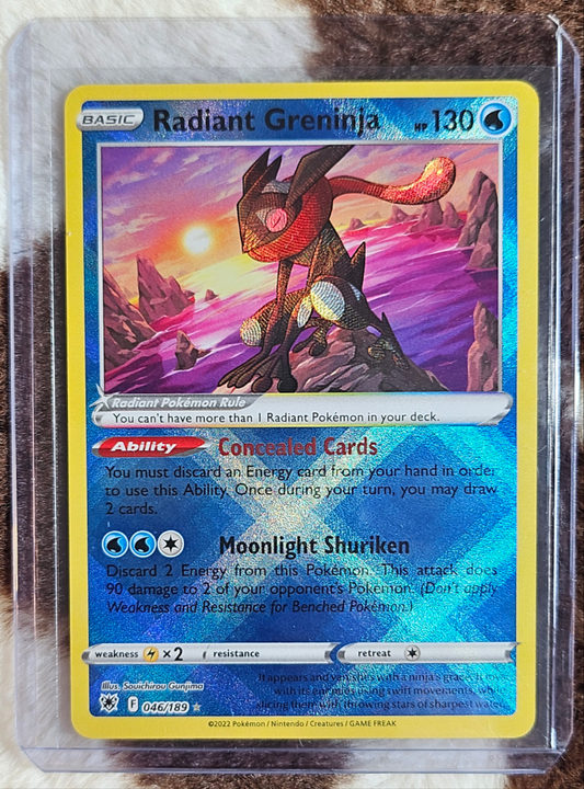 Radiant Greninja 046/189 Pokemon Astral Radiance Holo Card