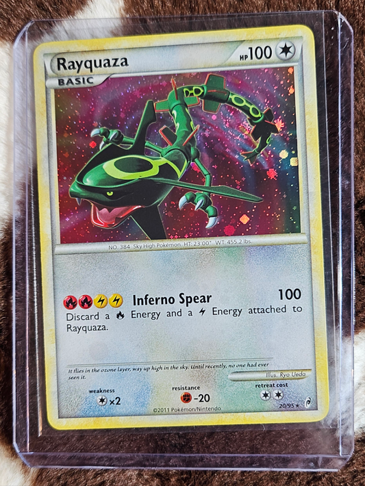 Rayquaza 20/95 Pokemon Call of Legends Holo Card