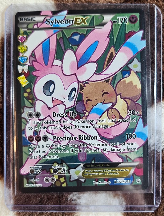 Sylveon EX RC32/RC32 Pokemon Generations Radiant Collection Full Art Holo Card