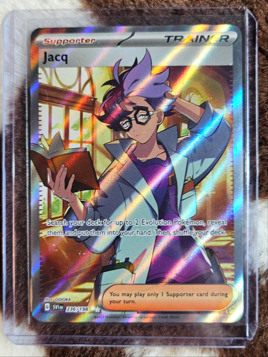 Jacq 236/198 Pokemon Scarlet & Violet Ultra Rare Holo Card