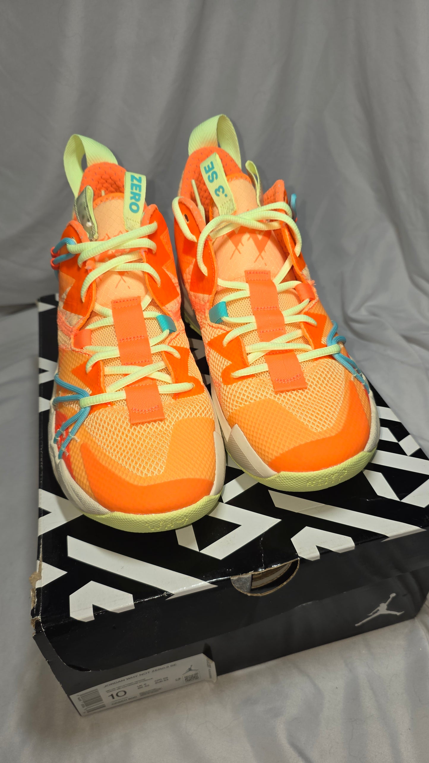 Jordan Why Not Zer0.3 SE Mens 10 CK6611-800 NIB