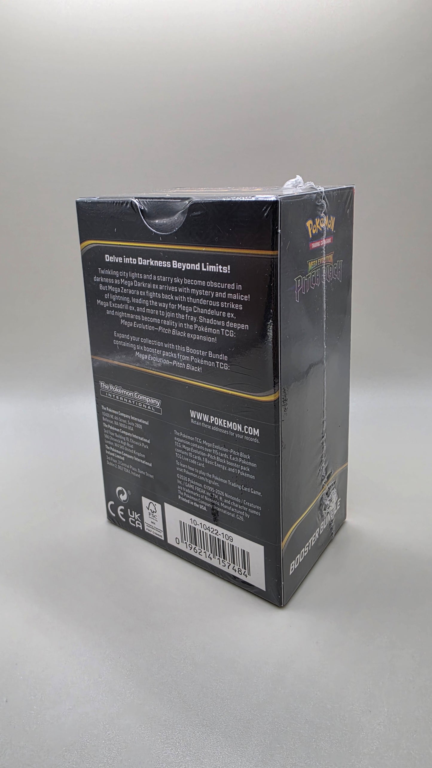 Pokémon TCG Mega Evolution Pitch Black Booster Bundle Sealed New
