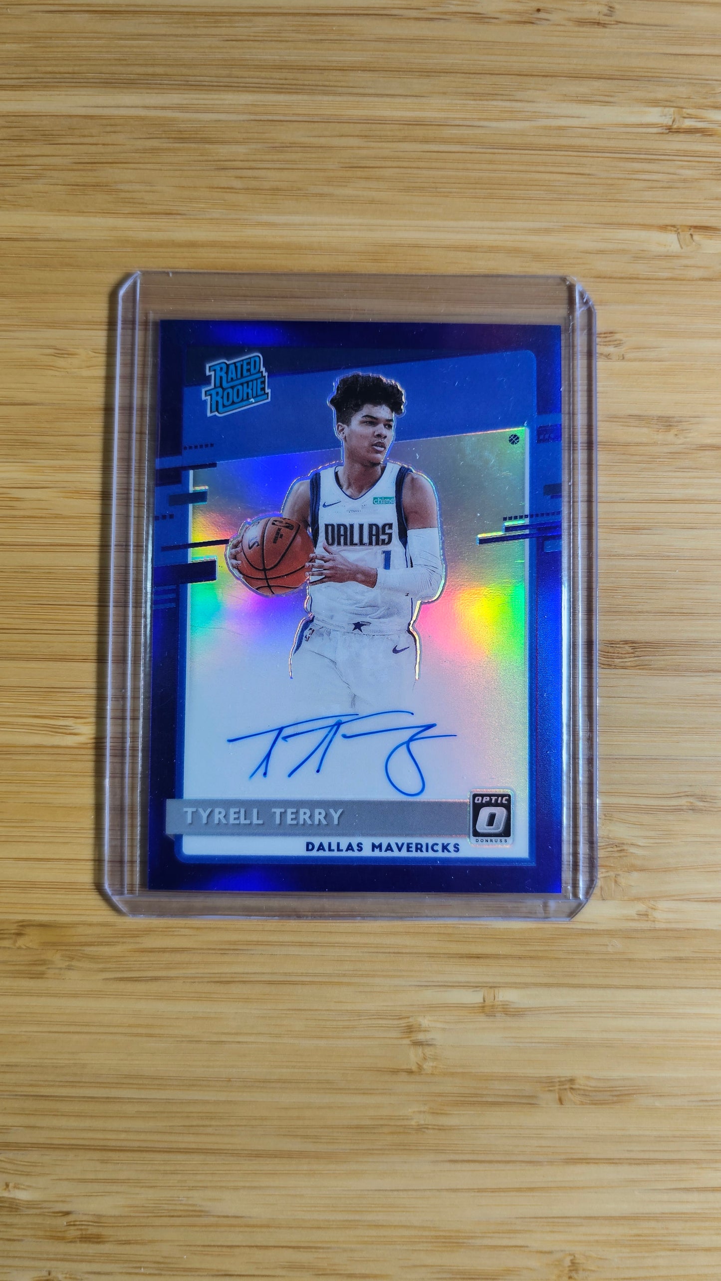 2020 Optic Tyrell Terry Rated Rookie Autograph Card No.181