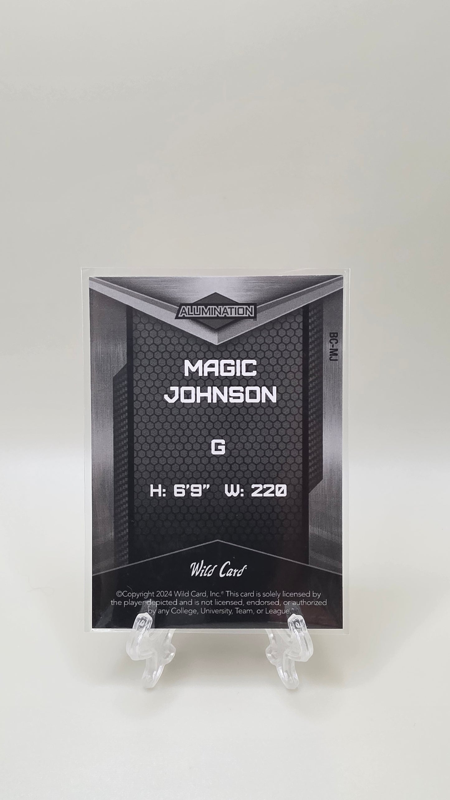 2024 Wild Card Alumination Magic Johnson Orange #/15 Card # BC-MJ