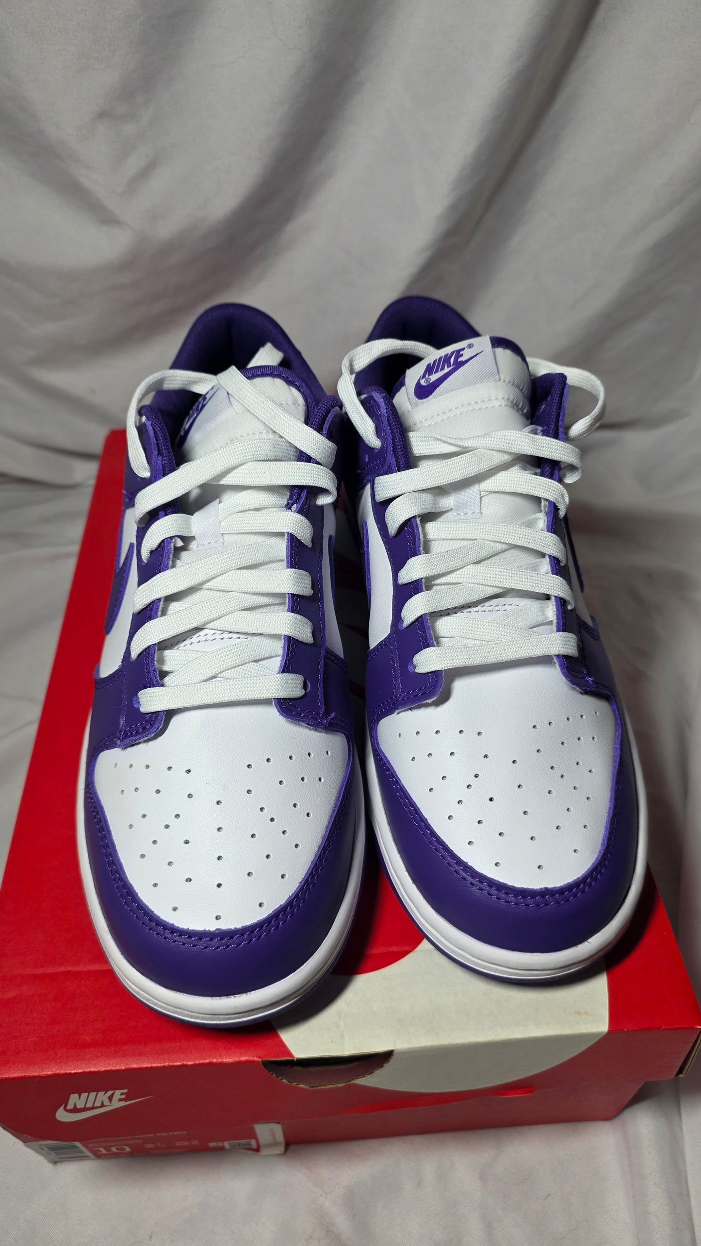 Nike SB Dunk Low Retro Court Purple Mens 10 DD1291-104 NIB