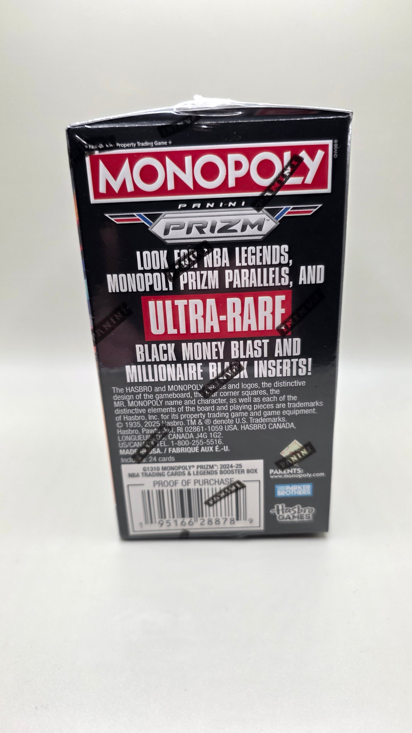 2024-25 Monopoly NBA Panini Prizm Blaster Box