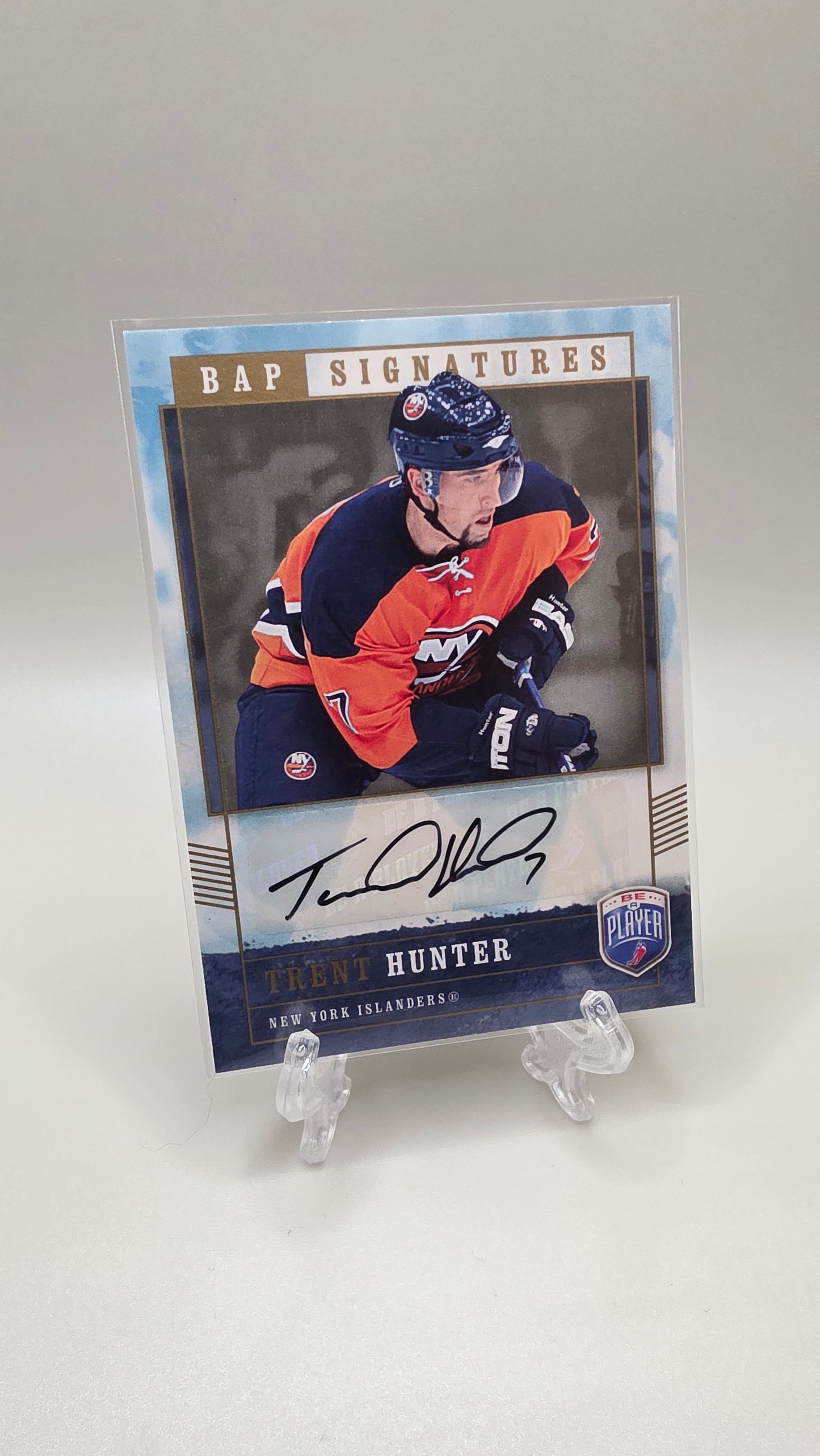 2007 Upper Deck Be a Player Trent Hunter Auto Card #HU