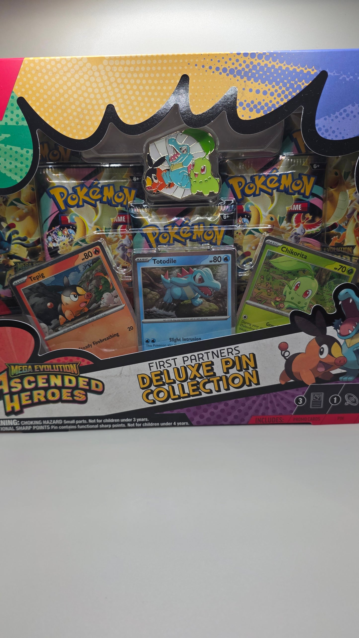 Pokemon TCG Ascended Heroes First Partners Deluxe Pin Collection