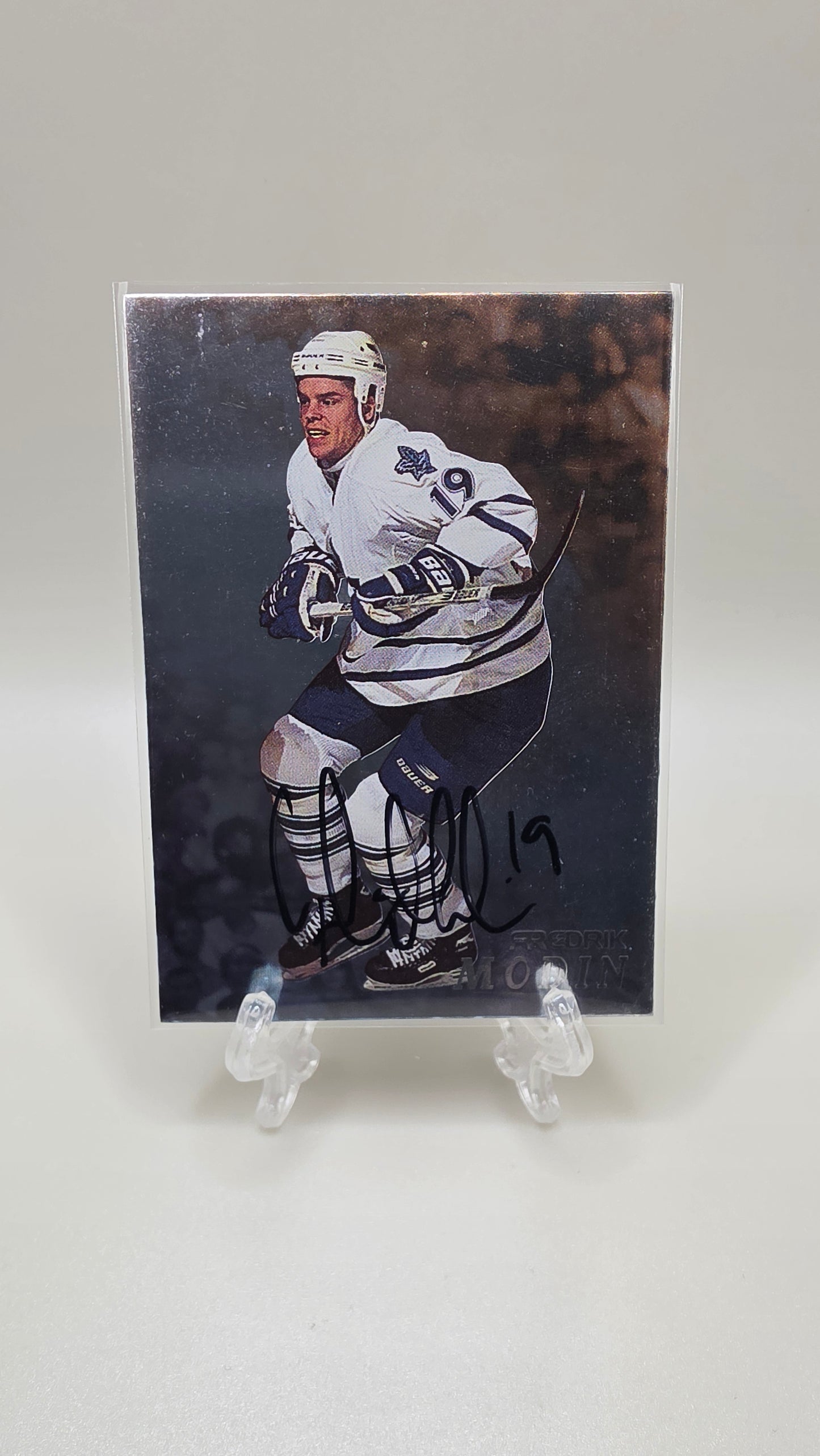 1998 Be a Player in the Game Fredrik Modin Auto Card #134
