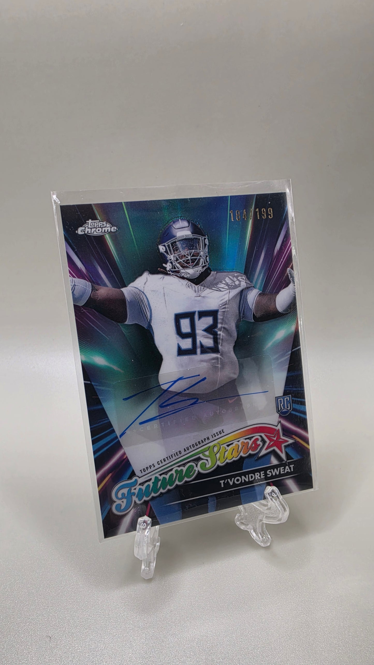 2024 Topps Chrome T'Vondre Sweat Future Stars Auto /199 #FSA-TS