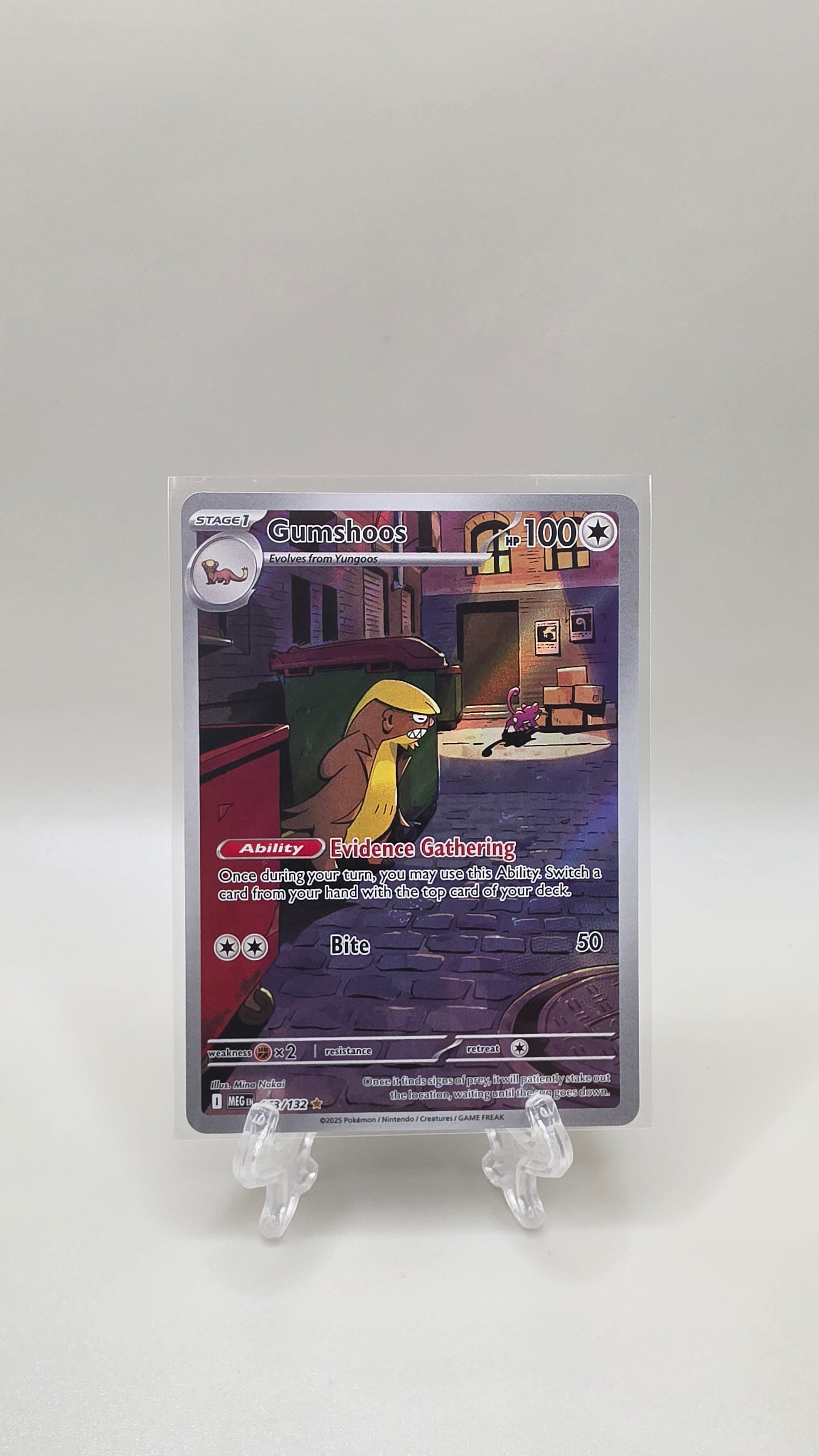 Pokémon TCG Gumshoe 153/132 Mega Evolutions English