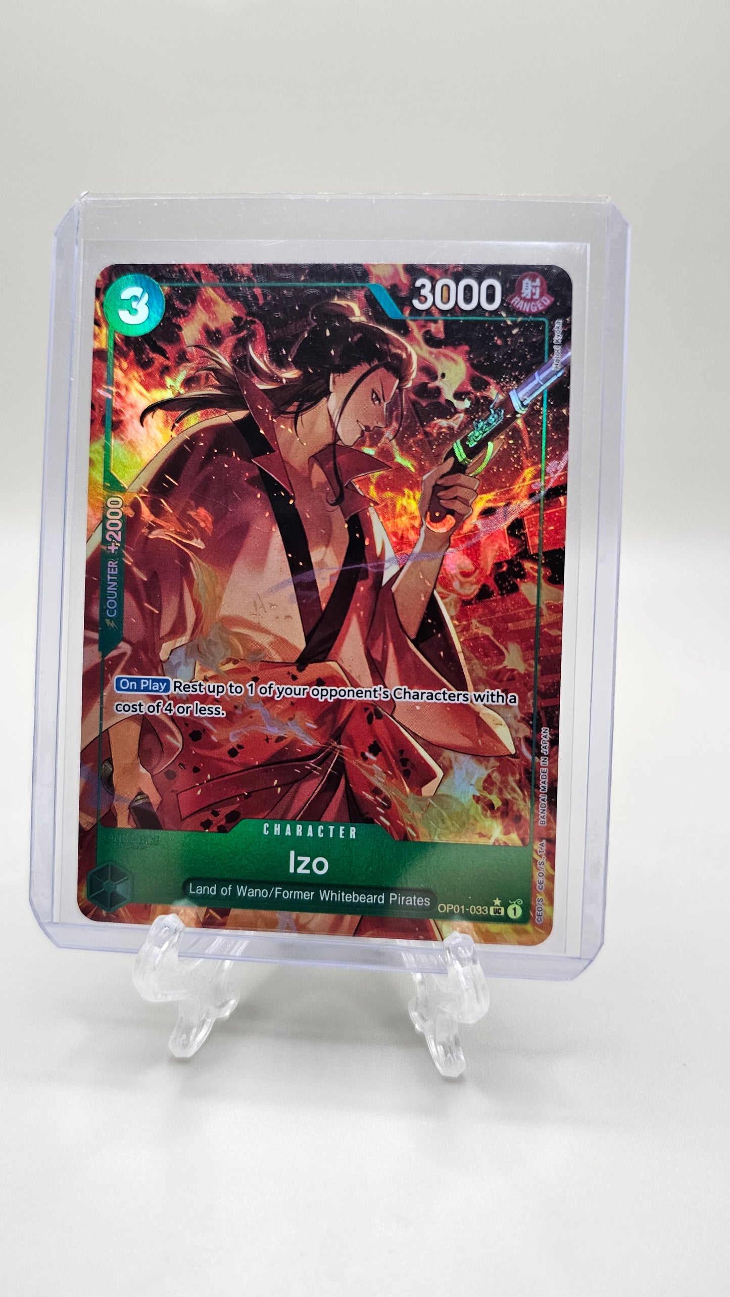 Izo OP01-033 UC Alt Art One Piece TCG (Romance Dawn set)
