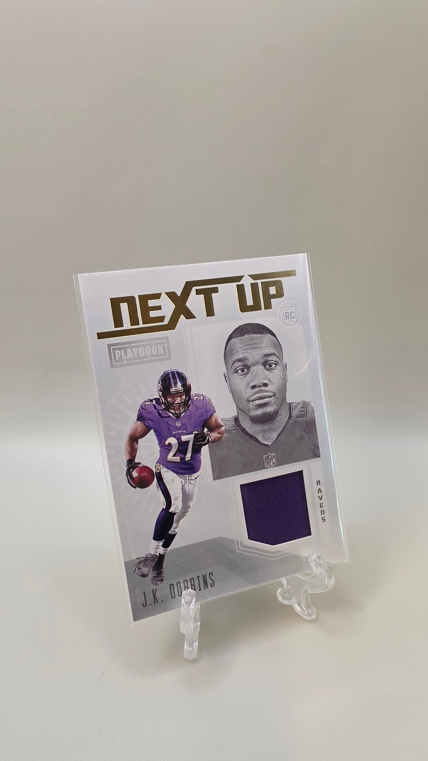 2020 Playbook J.K. Dobbins Next Up Mem RC #NU-13