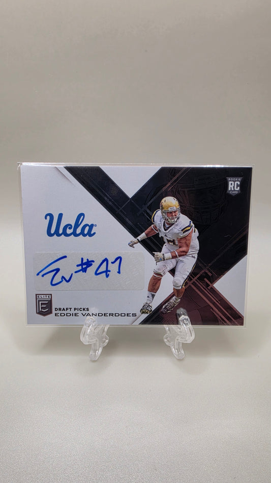 2017 Panini Elite Eddie Vanderdoes Auto Card #241