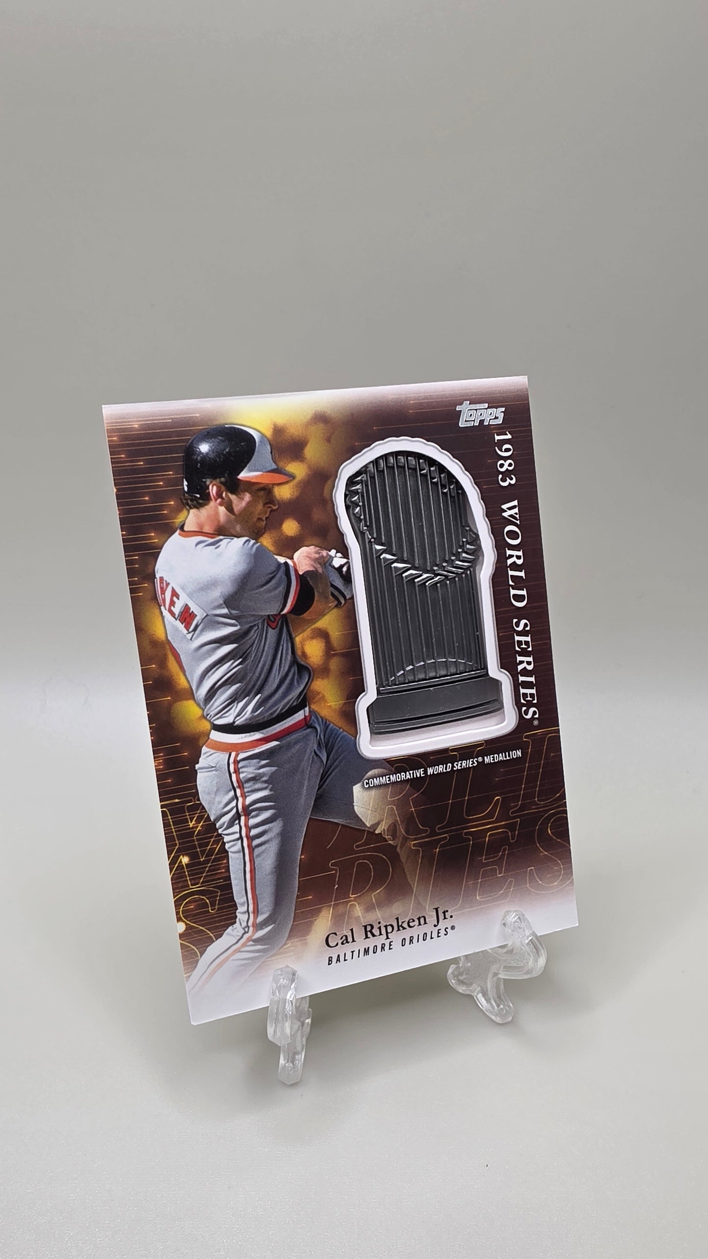 2023 Topps Cal Ripken Jr. 1983 World Series Medallion Card # PTM-CR