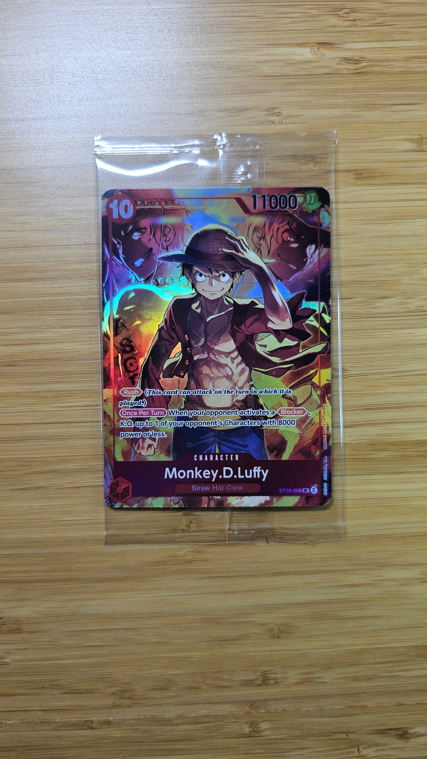Monkey.D.Luffy ST10-006 SR One Piece TCG (Treasure Booster Promo) English