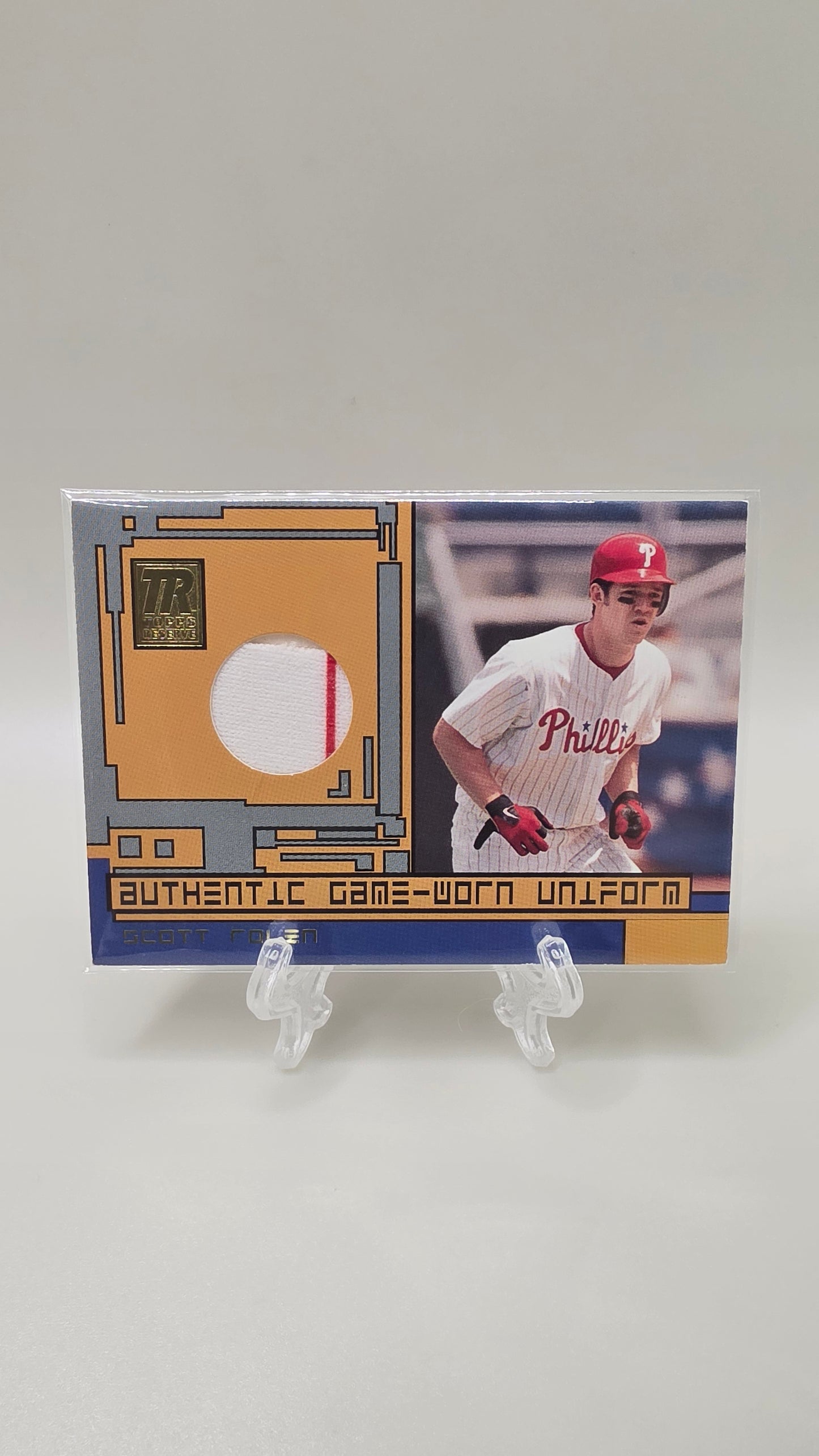 2001 Topps Reserve Scott Rolen Uniform Card #TRR-SR