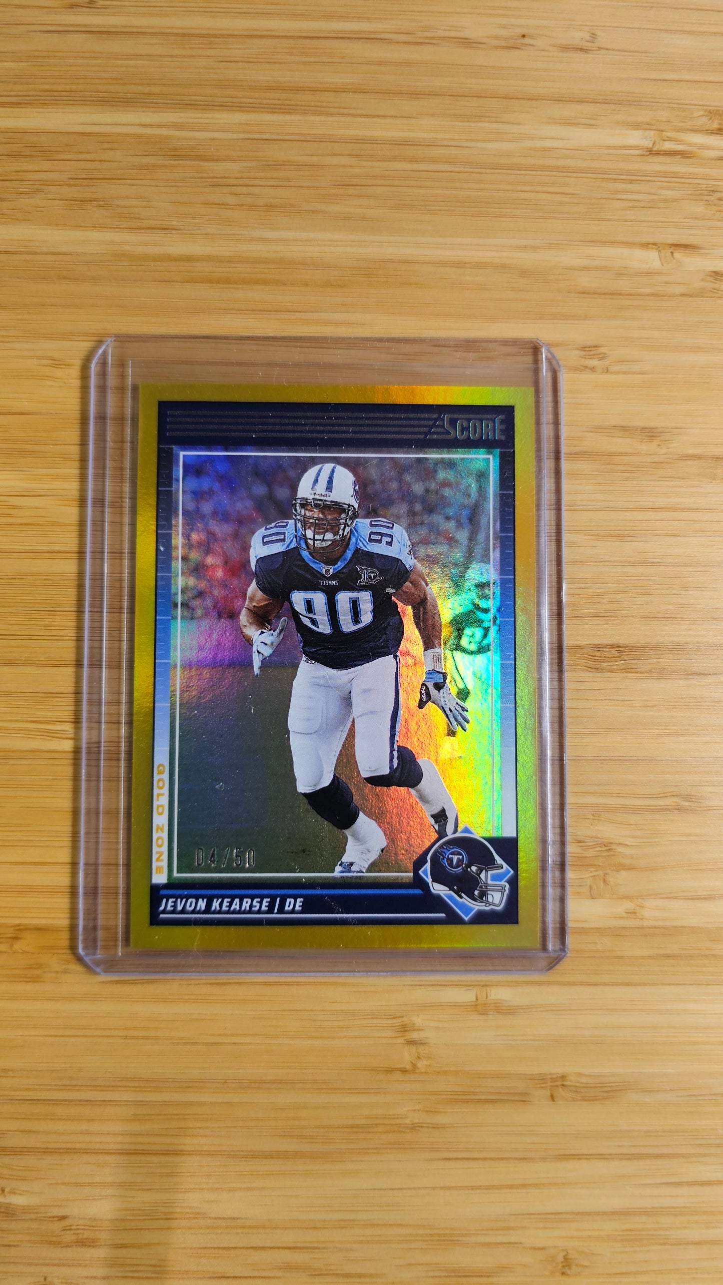 2024 Score Jevon Kearse Gold Zone # /50 Card No #278