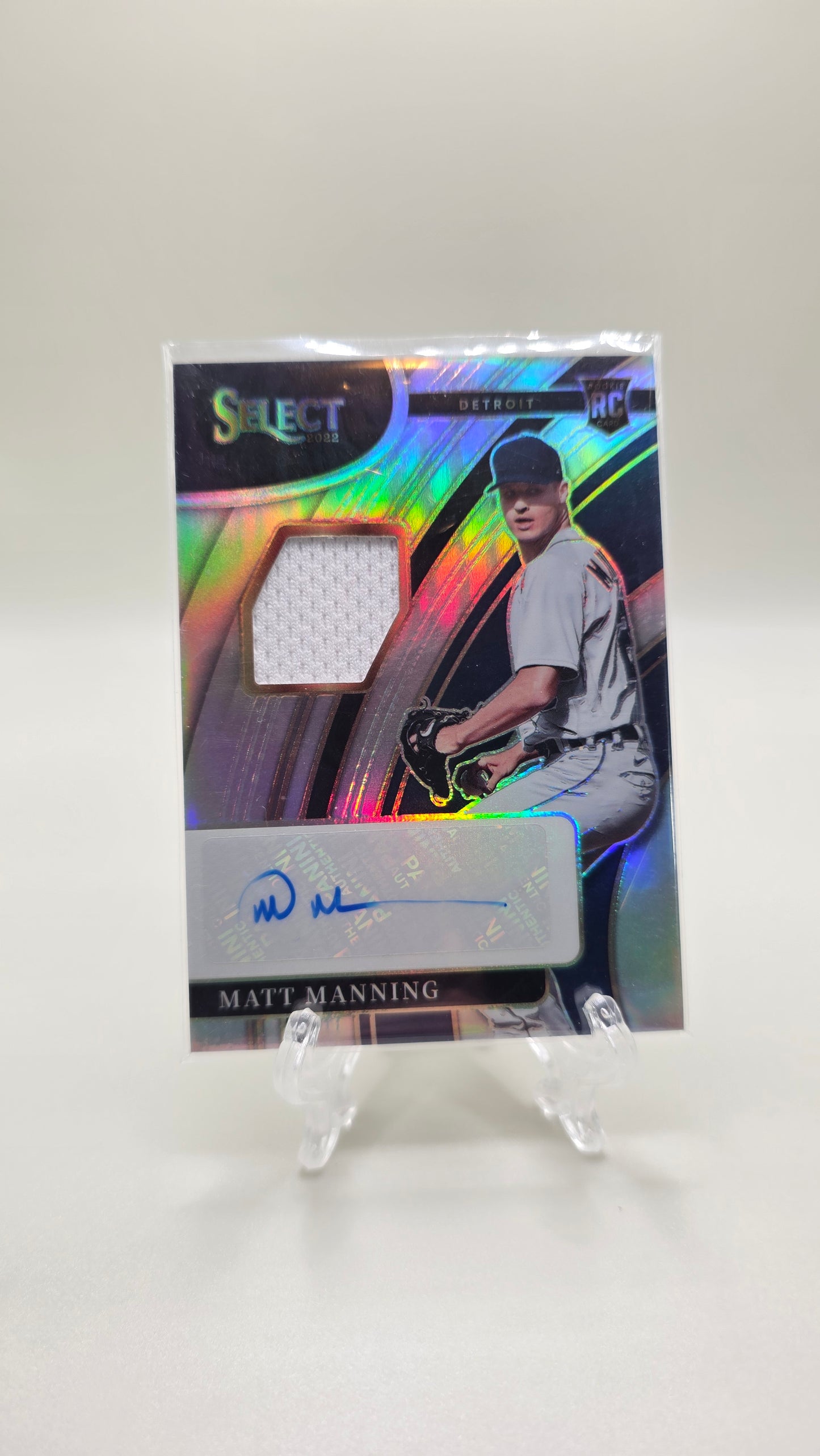 2022 Select Matt Manning Rookie Patch Auto #/99 Card #RJA-MG
