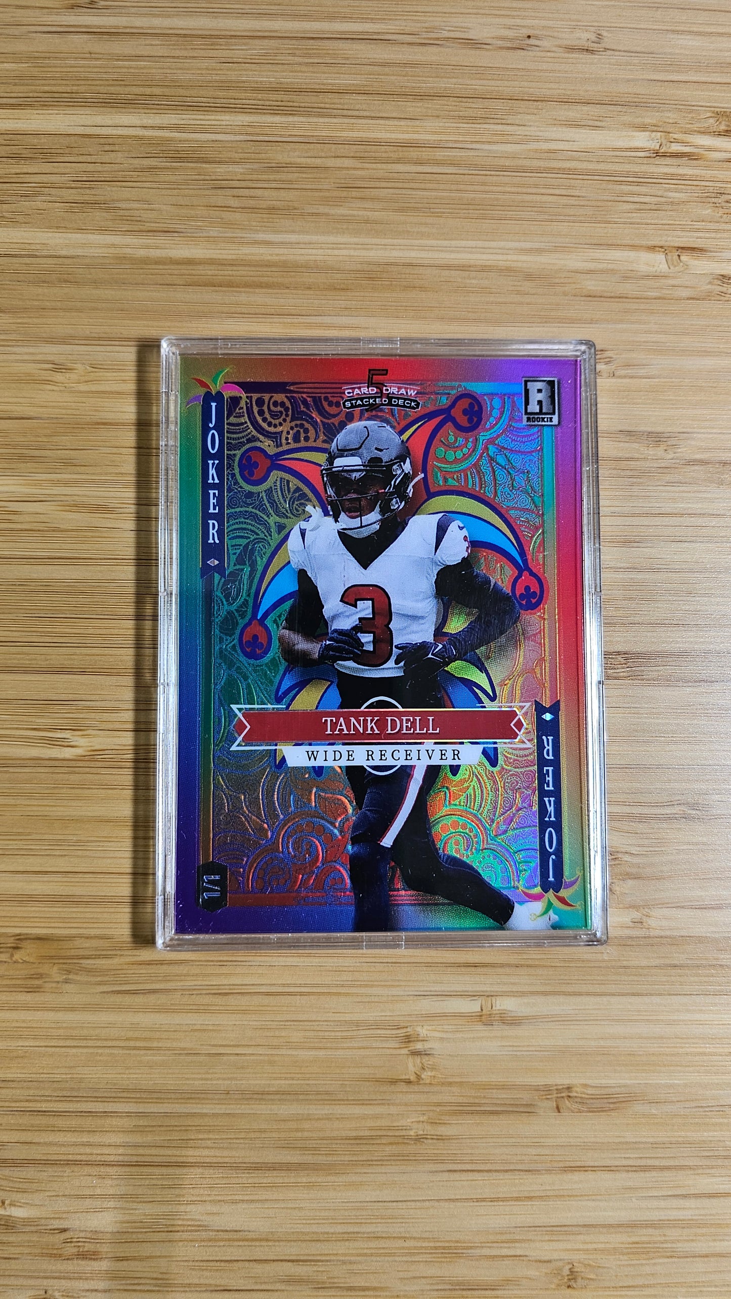 Tank Dell 2023 Wild Card 5 Card Draw Stacked Deck Joker 1/1