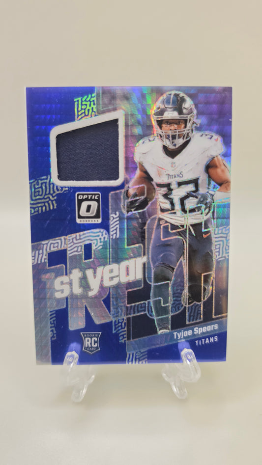 2023 Donruss Optic Tyjae Spears 1st Year Fresh RC Mem #FYF-TSP