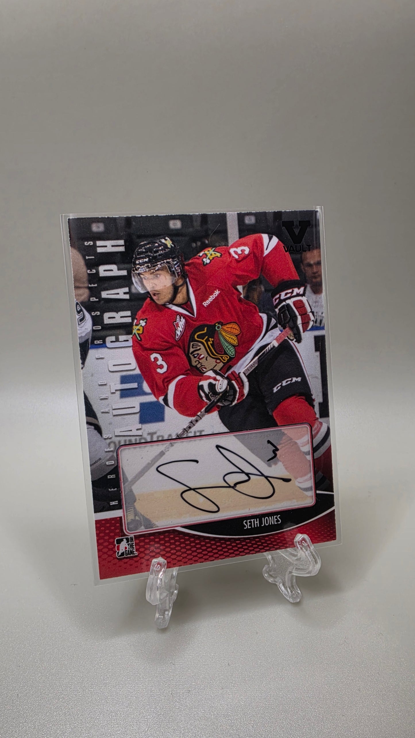 2012 In the Game Seth Jones Heroes & Prospects Autographed Card # A-SJ