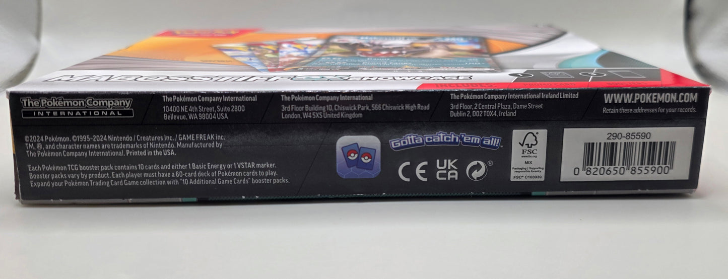 Pokemon Mabosstiff EX Showcase Box Sealed Promo