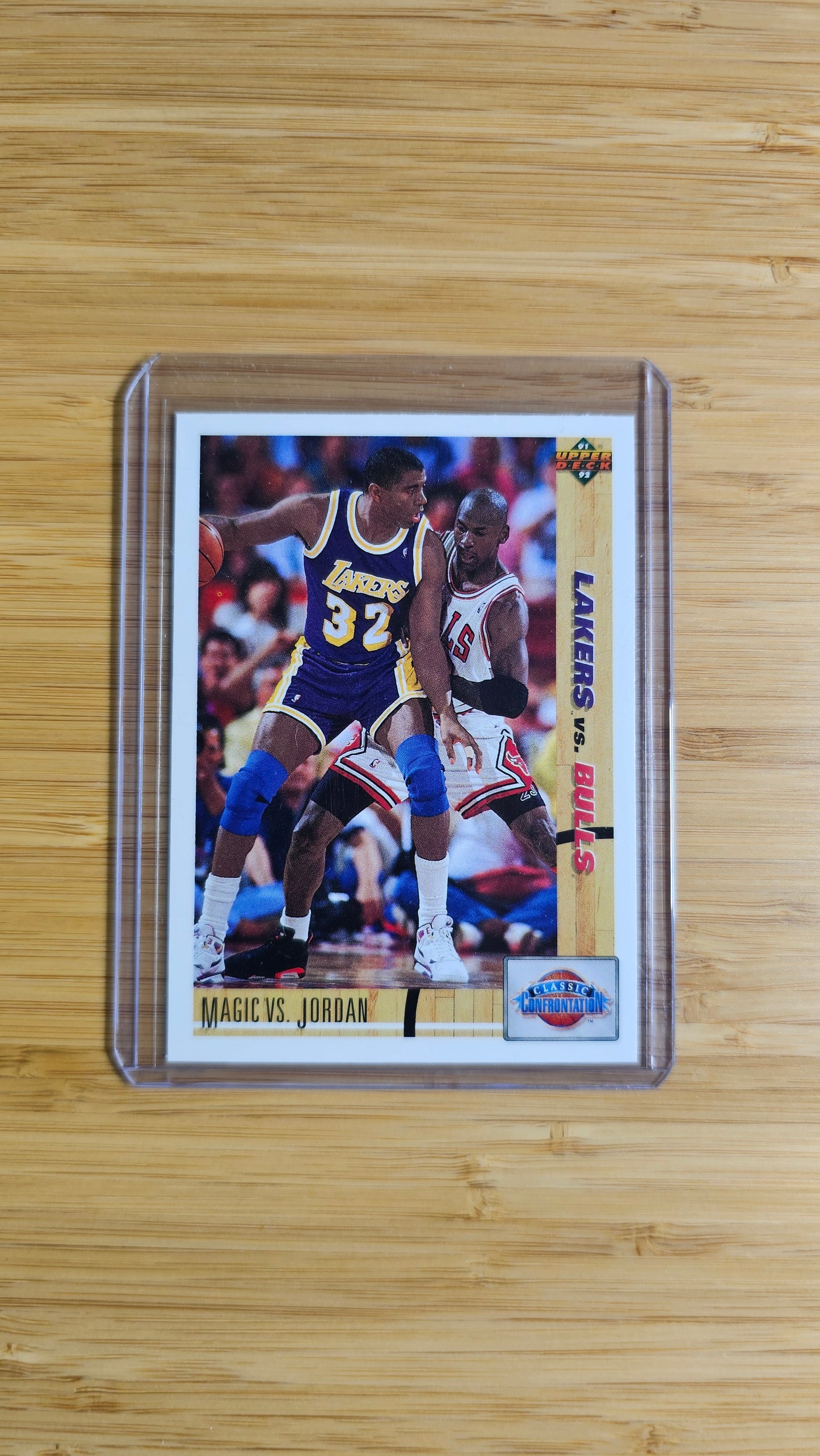 Magic vs Jordan UD 1991-92 Classic Confrontation Card #34