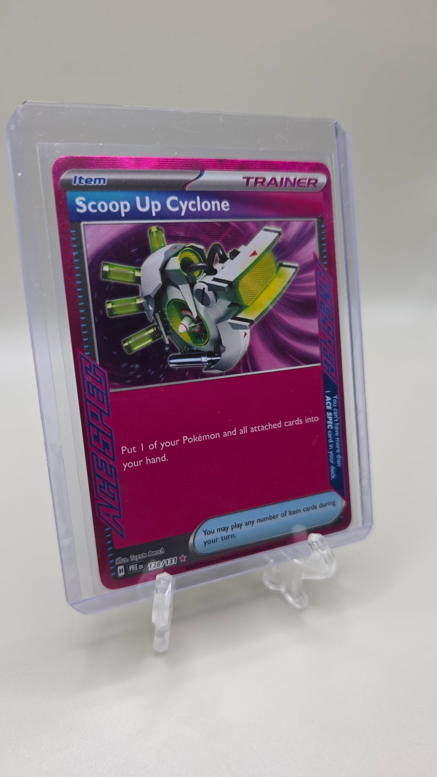 Scoop Up Cyclone 128/131 (Prismatic Evolutions Set) English