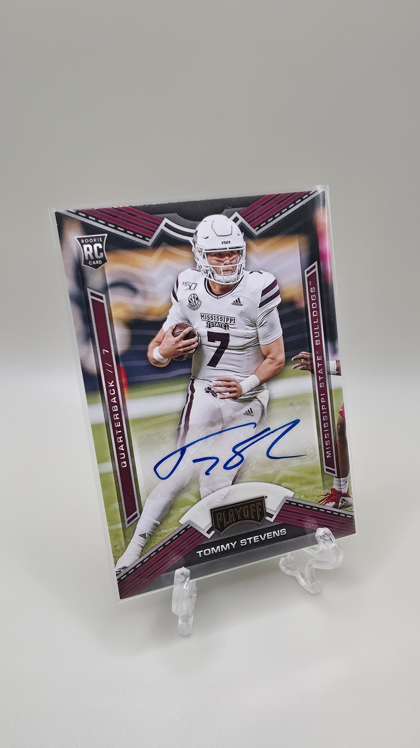 2020 Panini Chronicles Playoff Tommy Stevens Rookie Auto Card #21