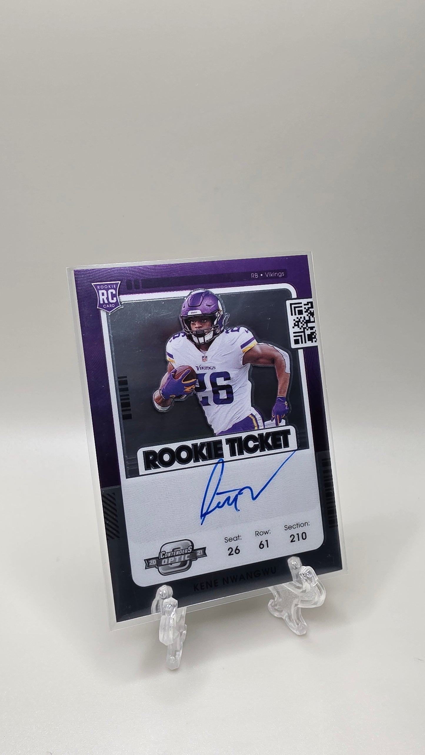 2021 Contenders Optic Kene Nwangwu Rookie Ticket Auto #132